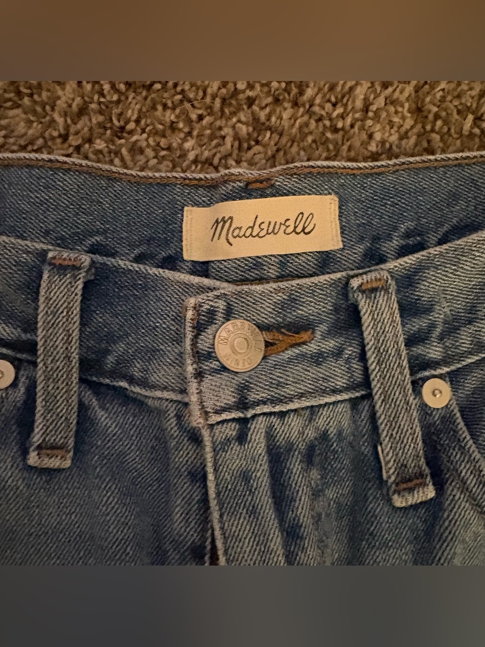 Madewell Light Blue Denim Jeans - Picture 2 of 6